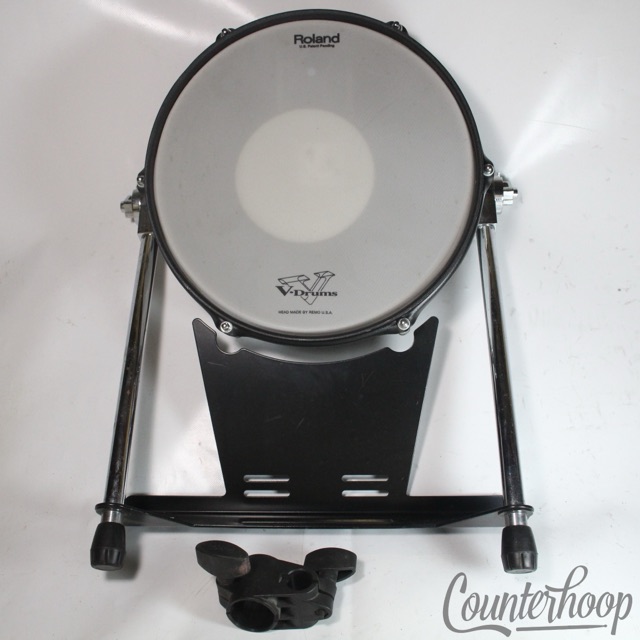 Roland KD120 V-Drums 12"Kick Pad Electronic Mesh Head Bass Trigger Bracket Mount — main photograph