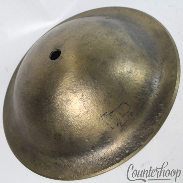 LP Icebell 9" Cymbal Latin Percussion Ice Bell Vintage 80s Gong Stand Mount Hole — main photograph