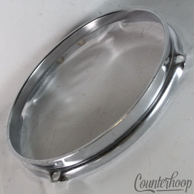 Ludwig 8"Tom Drum Rim/Hoop Triple-Flange Chrome 4-Hole Classic Vintage 70s USA* — main photograph