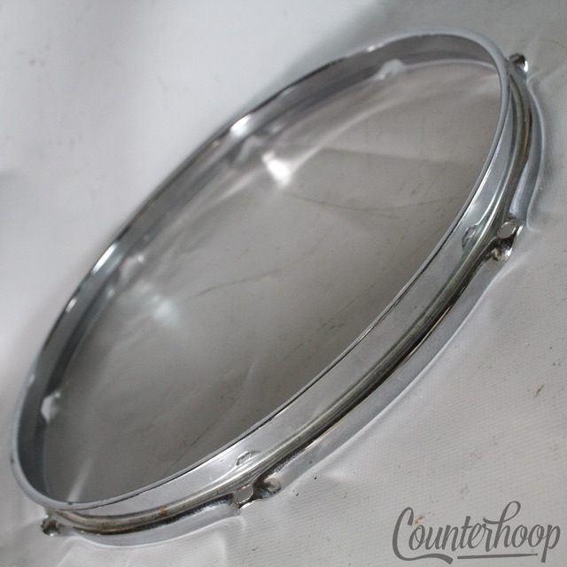 Rogers 14" Snare/Floor Tom Drum Batter Rim/Hoop 8Lug Powertone Triple-Flange 60s — main photograph