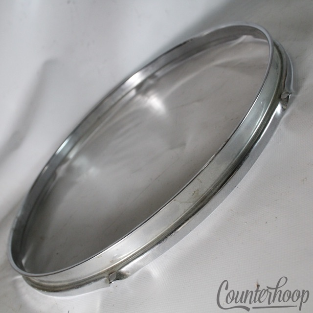 Rogers 14" Tall-Boy Luxor Snare/Floor Tom Drum Batter Rim/Hoop 6Lug 60s TripleFl — main photograph