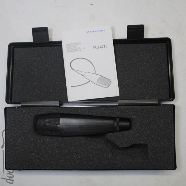 Sennheiser MD 421 II Dynamic Cardioid Microphone Professional +Mic Case Germany — main photograph