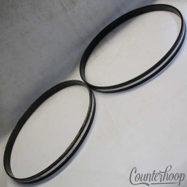 Slingerland 22" COW Hoops Set 2x Chrome Over Wood 1-Ply Maple Vintage 70s USA* — main photograph
