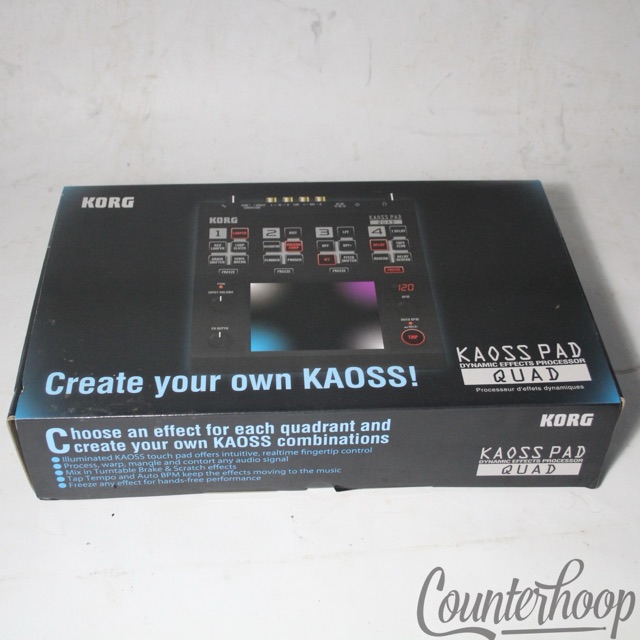 Korg KAOSS Pad 4 KP-Quad NIB New In Box 48kHz 24-Bit DJ Chaos Sequencer MIDI* — main photograph