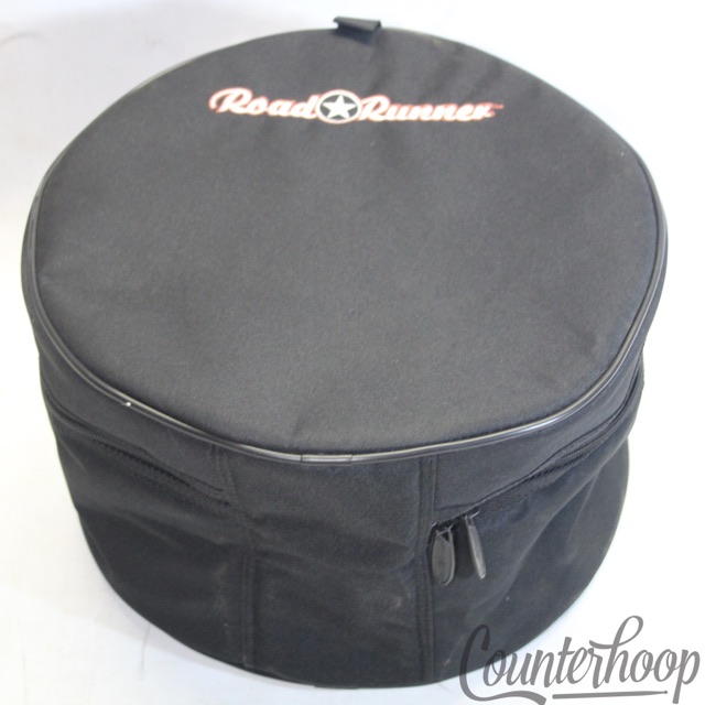 Road Runner 6" x 10" Soft Shell Padded Tom Drum Case Touring Bag Black — main photograph