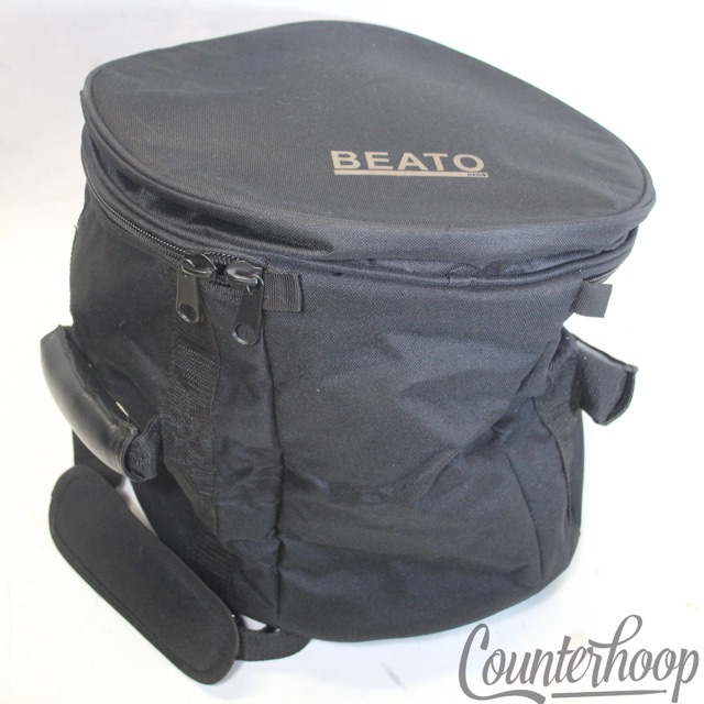 Beato 10" x 10" Soft Shell Padded Tom Drum Case Touring Bag Black — main photograph