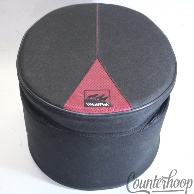 Wolfpak 9" x 10" Soft Shell Padded Tom Drum Case Touring Bag Black Gig — main photograph