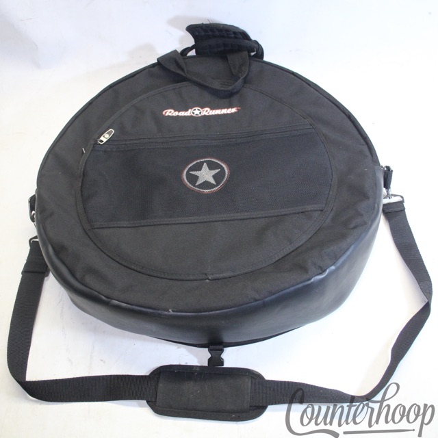 Road Runner 21"-22" Cymbal Case Black Padded Bag +Shoulder Strap — main photograph