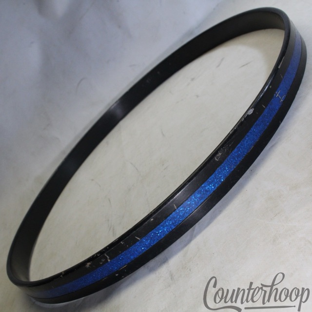 Rogers 22"Bass Drum Blue Sparkle Hoop/Rim Cleveland Holiday 6Ply Maple Vintage60 — main photograph
