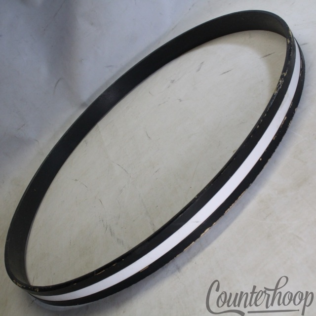 Rogers 22"Hoop/Rim New England White Powertone Fullerton Vintage70s 8Ply Maple* — main photograph
