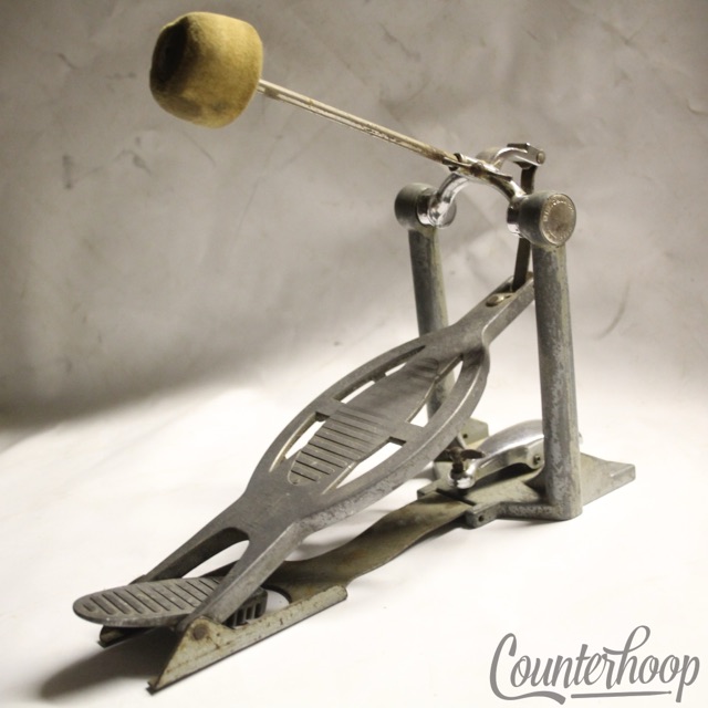 WFL Ludwig Speed King Bass Drum Pedal Twin Spring Beater Vintage 50s Chicago USA — main photograph