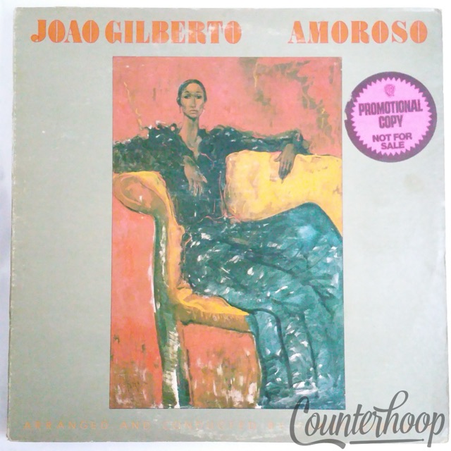 João Gilberto-Amoroso 1977 OG Warner Bros.Records-BS3053 Grady Tate Bossanova VG — main photograph