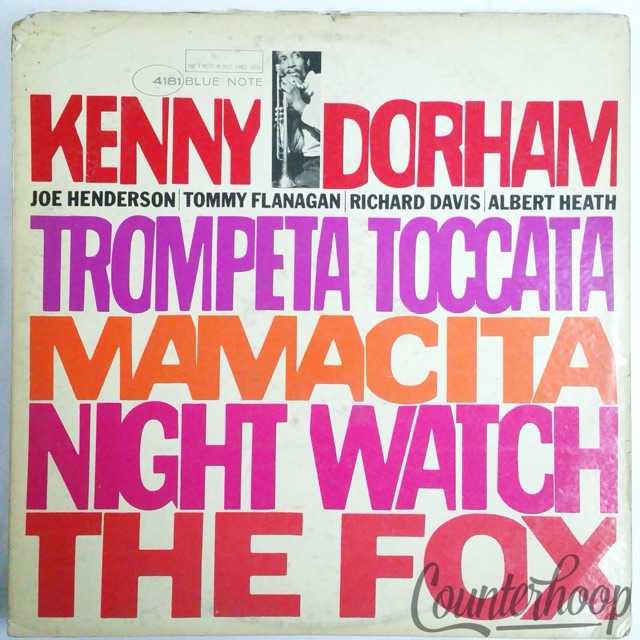 Kenny Dorham-Trompeta Toccata 1965OG Mono Blue Note BLP4181 Joe Henderson VG/VG+ — main photograph