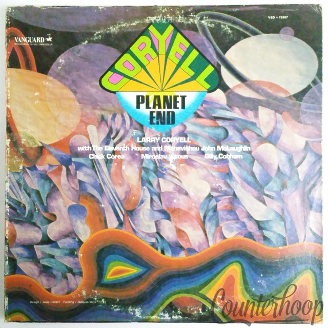 Larry Coryell – Planet End 1975 Vanguard – VSD 79367 Fusion Jazz-Rock VG++ — main photograph