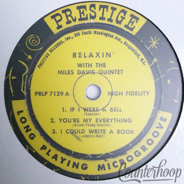 The Miles Davis Quintet-Relaxin' With The Miles Davis Quintet 1958 Prestige7129 — main photograph
