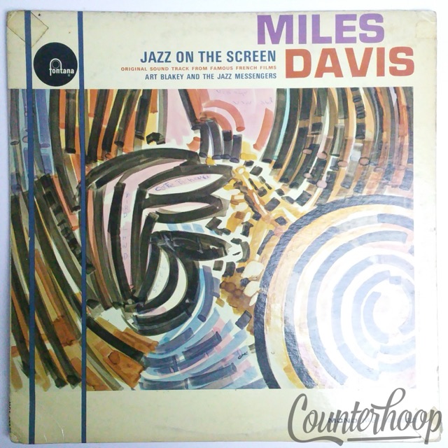 Miles Davis/Art Blakey And The Jazz Messengers- Jazz On The Screen 1965 Mono VG+ — main photograph