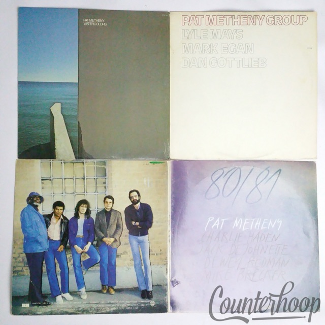 4LP Watercolors'77, Pat Methany Group'78, 80/81'80 Dejohnette/Haden/Redman ECM — main photograph