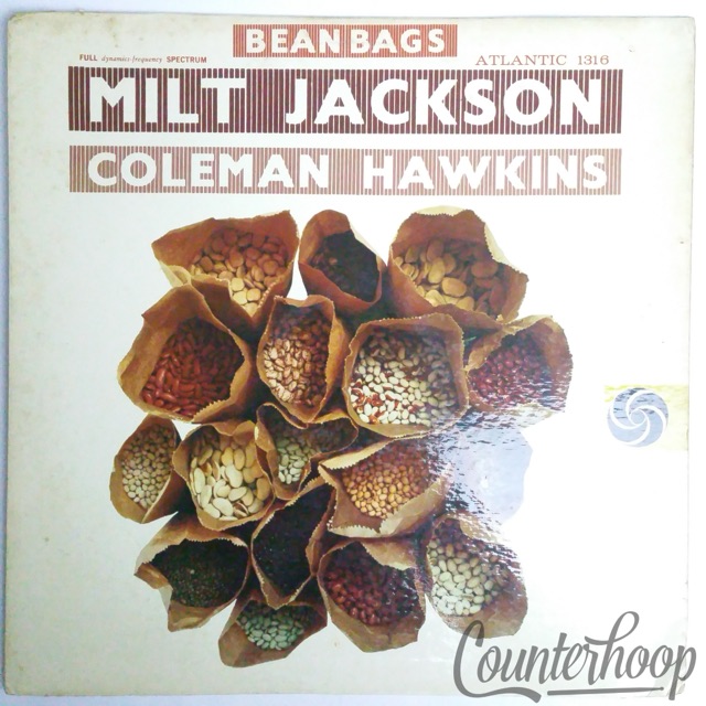 Milt Jackson/Coleman Hawkins- Bean Bags 1959 OG Mono Atlantic1316 Connie Kay VG+ — main photograph