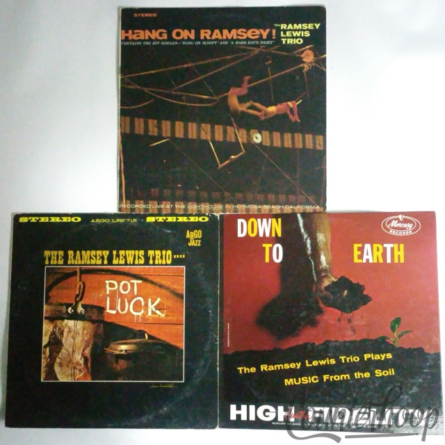 3LP The Ramsey Lewis Trio-Hang On Ramsey!+Pot Luck+Down To Earth Music From Soil — main photograph