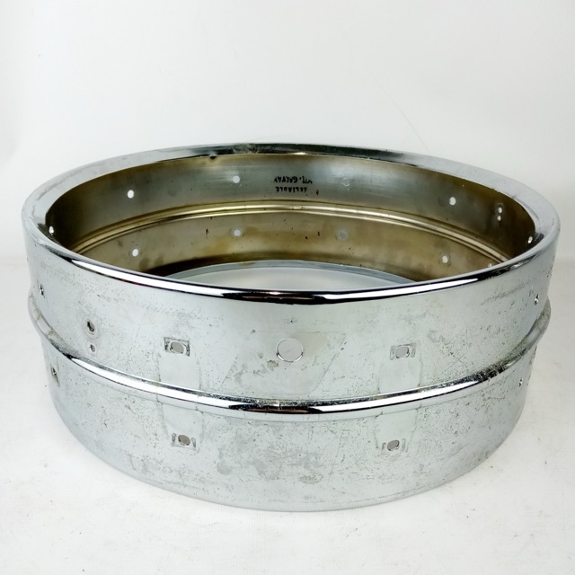 Ludwig 5x14" Supraphonic Snare Drum Shell Vintage 70s Chrome-Aluminum 10-Lug USA — main photograph
