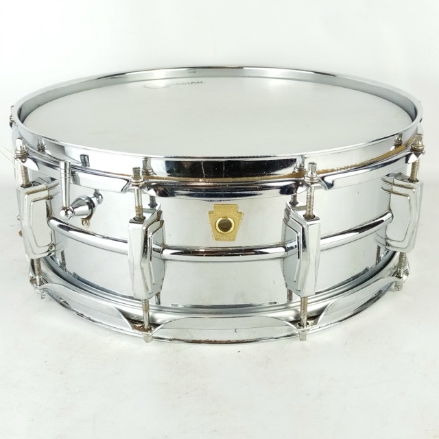 Ludwig Supraphonic 5x14"Snare Drum Vintage 60s Keystone Badge 10Lug Chicago USA — main photograph