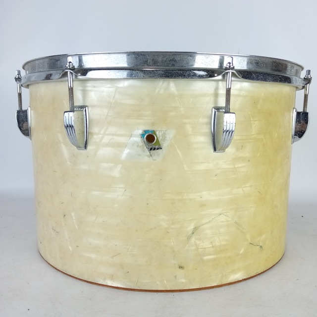 Ludwig 10x16"Timp-Tom Drum Vintage70 WMP White Marine Pearl 6Ply Maple Bass Jazz — main photograph