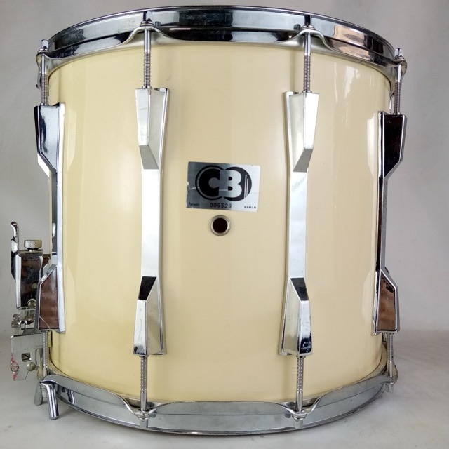 CB Drums 12x14" CB700 Parade Snare Drum Piano White Wrap - 3660 Kaman 8Ply 10Lug — main photograph