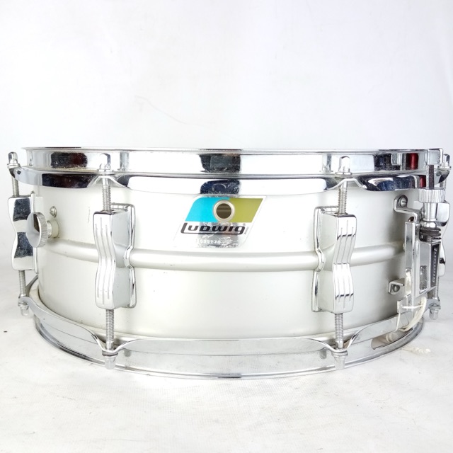 Ludwig 14x5"Acrolite Snare Drum Baked Aluminum Shell Chicago Vintage 1979 8-Lug — main photograph