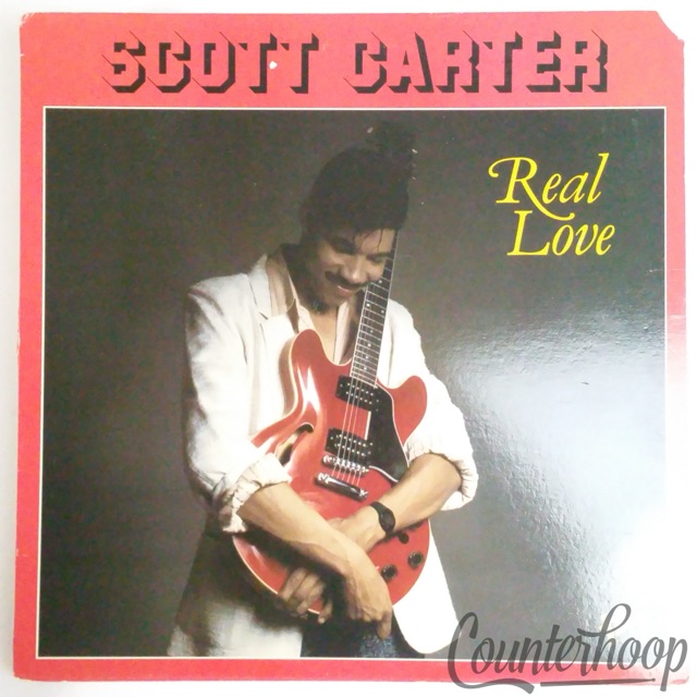 Scott Carter-Real Love 1988 TBA Records-TBA232 George Shaw,Stanley Smith VG++ — main photograph