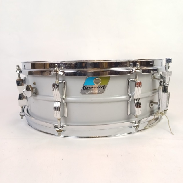 Ludwig 5x14"Acrolite Snare Drum B/O 80s Aluminum Shell Vintage USA #3107388 8Lug — main photograph
