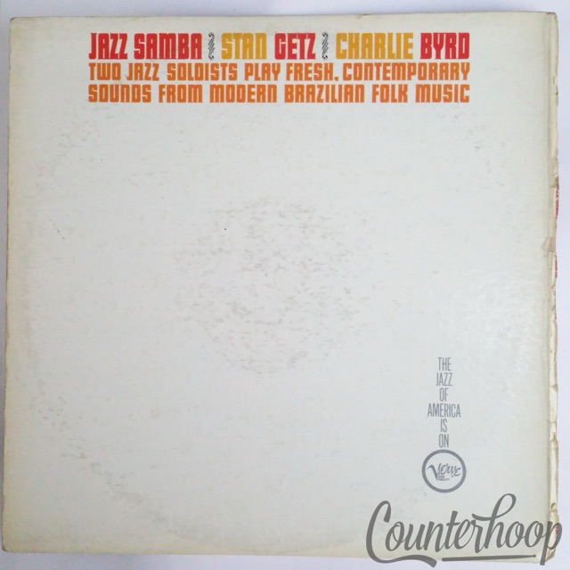 Stan Getz / Charlie Byrd – Jazz Samba Verve Records – V6-8432 MGM Stereo 1962 — main photograph