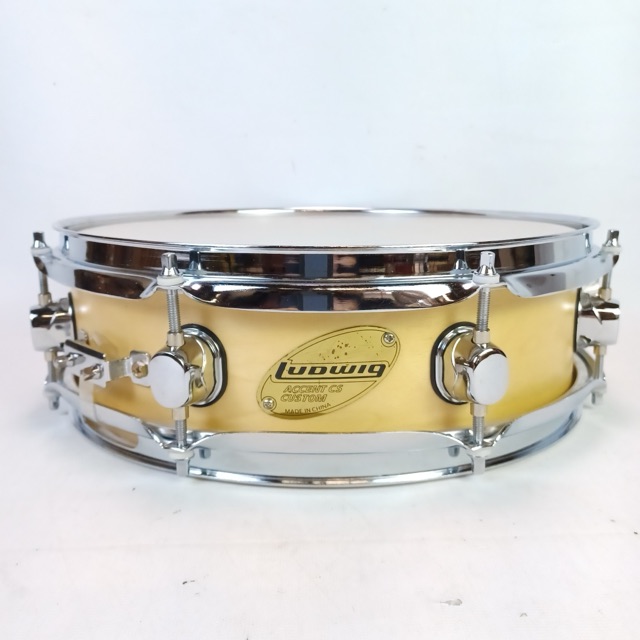 Ludwig 4x13" Accent CS Custom Piccolo Snare Drum Natural Wood Finish 2008 Aux — main photograph