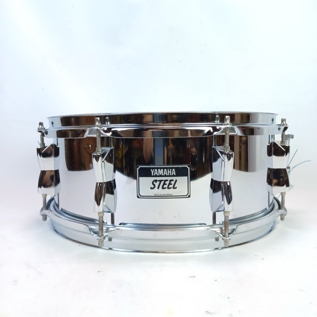 Yamaha SD245 14x5.5"Snare Drum Steel Shell Chrome Triple-Flange Rim 8Lug PLY1187 — main photograph
