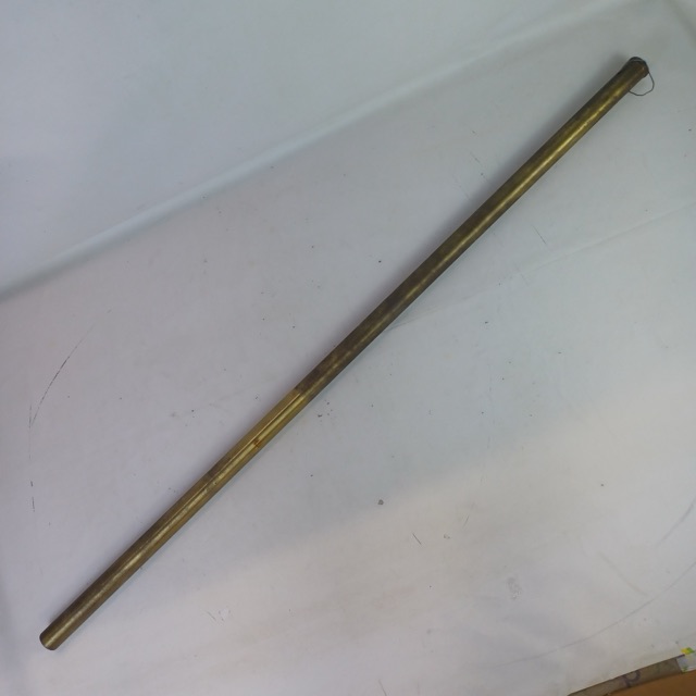 Musser M665B Brass Tube D# 57"x1.5" Symphonic Chime Tubular Bell *Cracked*-Parts — main photograph