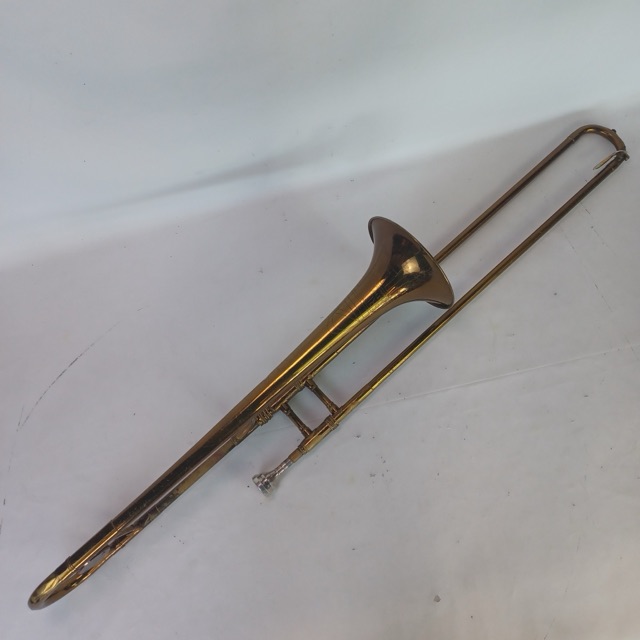 Gretsch Pathfinder Brass Trombone 40-50+Slider+Hard Shell Blue Fabric-Lined Case — main photograph