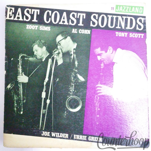 Zoot Sims/Al Cohn/Tony Scott-East Coast Sounds 1960 JAZZLAND-JLP11 Cool Jazz VG — main photograph
