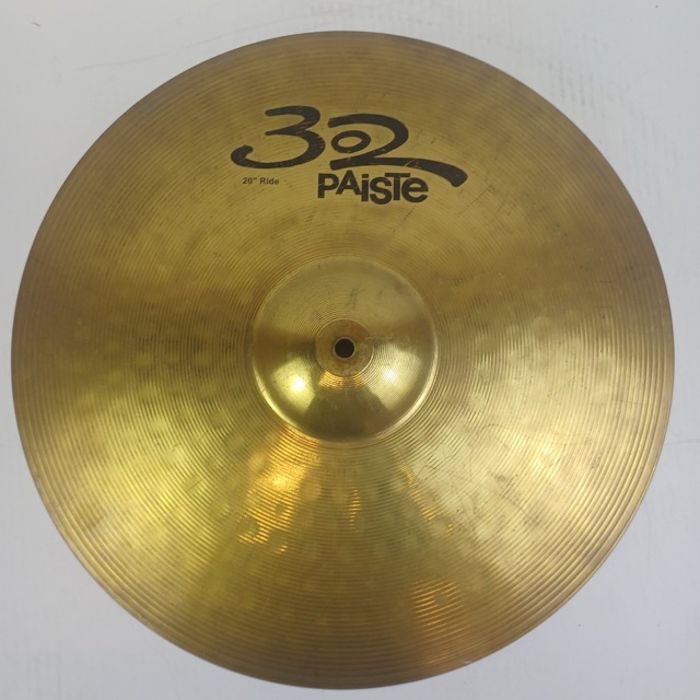 Paiste 302 Plus 20" Ride Cymbal 1958g Thin Vintage 90s Fully Lathed Brass German — main photograph