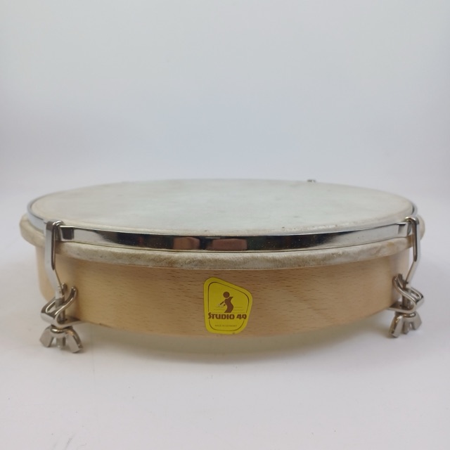 Studio 49 10"RT250 Framedrum Hand Drum Natural Calf Skin 4x Tunable Lugs Germany — main photograph