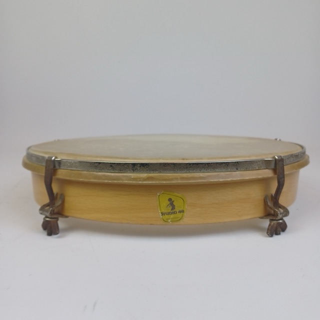 Studio 49 RT300 12"Framedrum Hand Drum Natural Calf Skin 5x Tunable Lugs Germany — main photograph