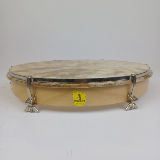 Studio 49 RT350 13"Framedrum Hand Drum Natural Calf Skin 6x Tunable Lugs Germany — main photograph