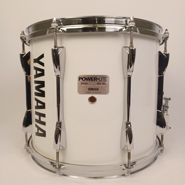 Yamaha 11x13"Powerlite Marching Snare Drum White Japan MS6113U MM0197 6Ply Birch — main photograph