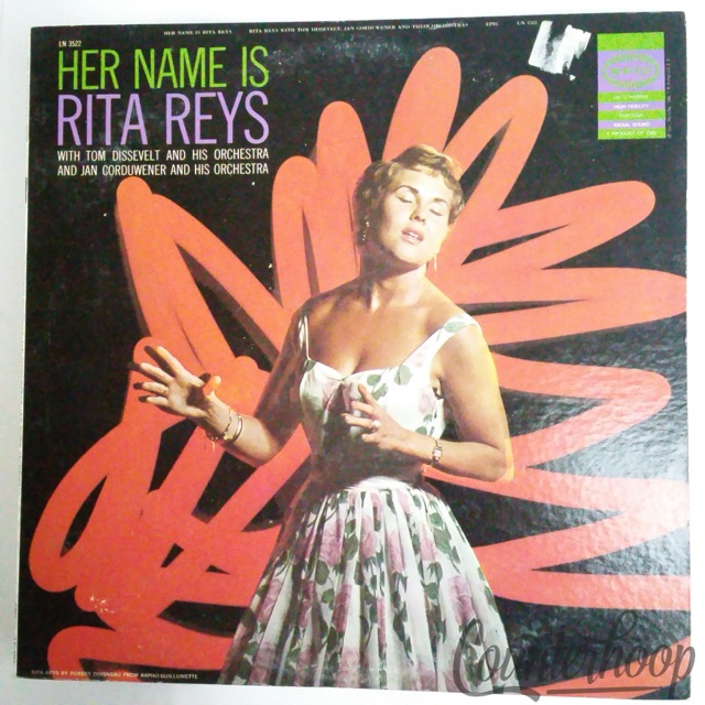 Rita Reys With Tom Dissevelt and Jan Corduwener-Her Name Is VG 1957 Epic-LN3522 — main photograph