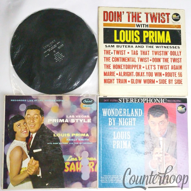 4LP Louis Prima And Keeley Smith On Broadway+Doin The Twist+Las Vegas+Wonderland — main photograph