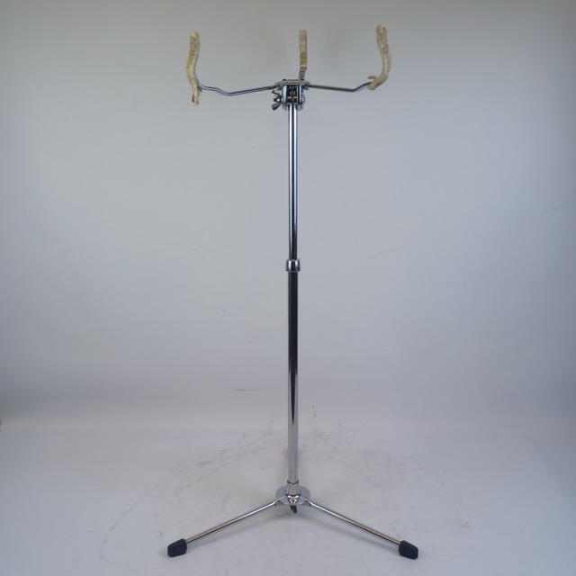 Premier #300 Flush Base New Era Snare Drum Stand Vintage 60s Chrome Flat England — main photograph