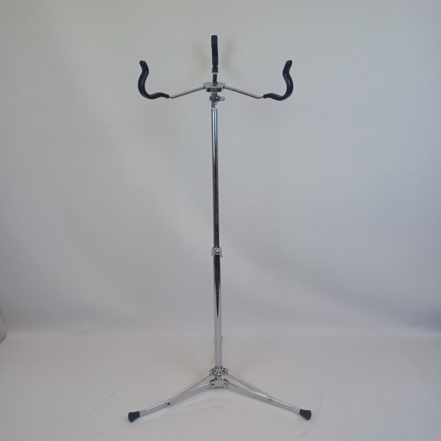 Ludwig WFL Atlas Flat Base Snare Drum Stand#1363 Mickey Mouse Chrome Flush OG50s — main photograph