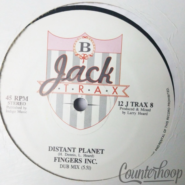 Fingers Inc-Distant Planet 1987 UK Jack12 J TRAX8 45RPM Larry Heard Harry Dennis — main photograph
