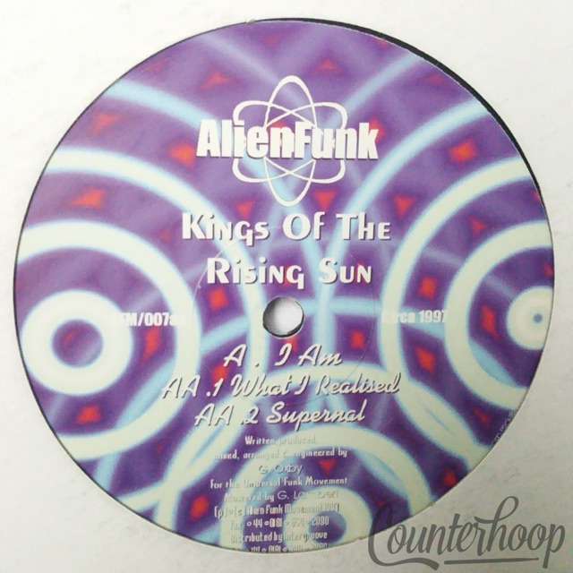 Kings Of The Rising Sun – I Am 1998 Alien Funk Movement –AFM/007 Tech-House VG++ — main photograph