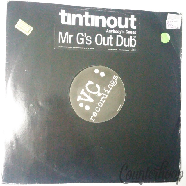 Tin Tin Out–Anybody's Guess 2000 VC Recordings-VCRTDJ65 Mr.G's Out Dub Remix VG+ — main photograph