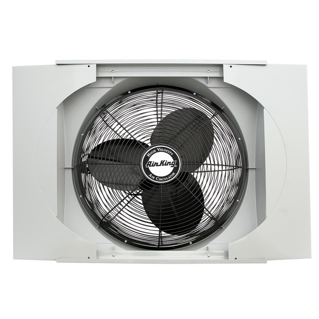 Air King 9166F 20"Whole House Window Fan Reversible-Intake/Exhaust 3-Speed,1/6HP — main photograph