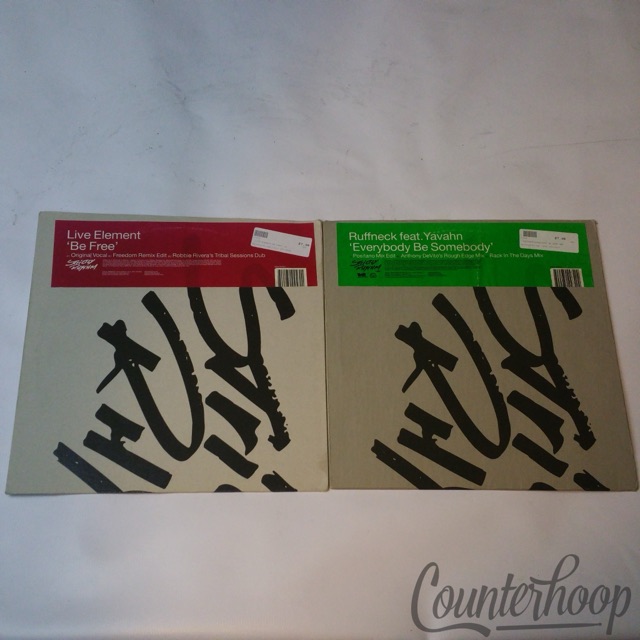 Strictly Rhythm UK 2x12"Live Element-Be Free/Ruffneck-Everybody Be Somebody 2001 — main photograph